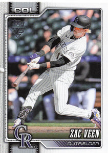 2026 Topps Baseball Zac Veen #514