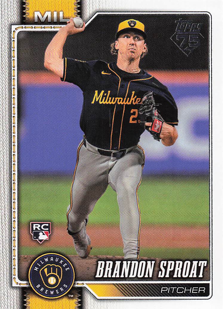 2026 Topps Baseball Brandon Sproat #534 Rookie