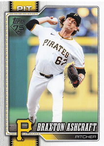 2026 Topps Baseball Braxton Ashcraft #589