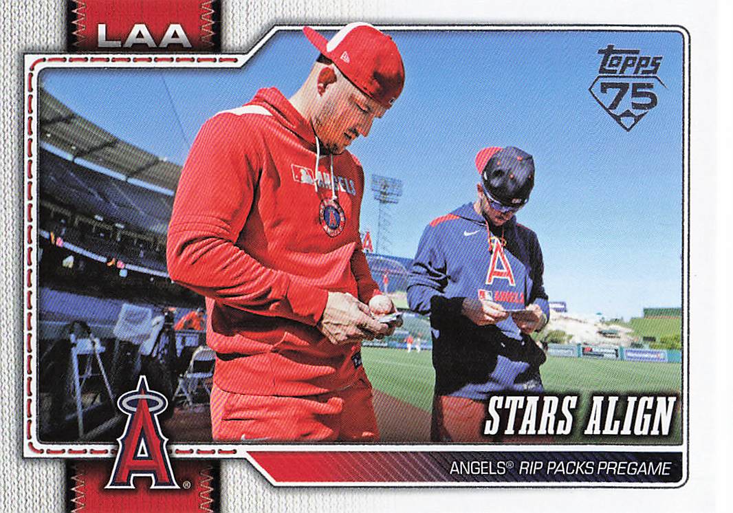 2026 Topps Baseball Stars Align (Mike Trout / Zach Neto) #517