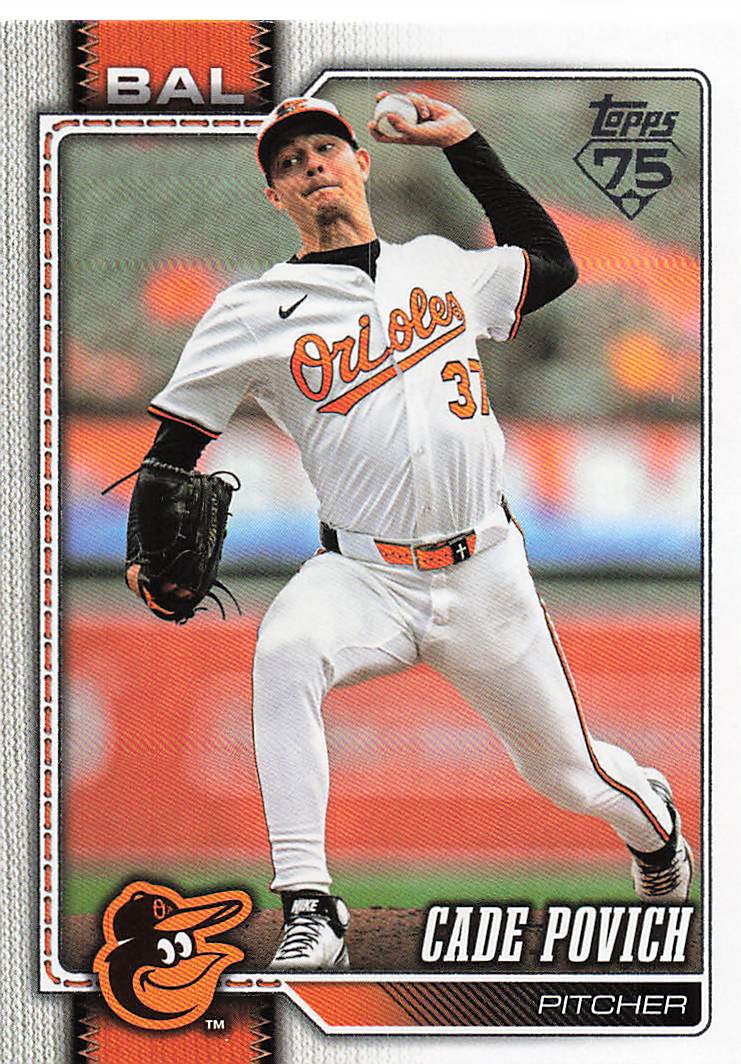 2026 Topps Baseball Cade Povich #555