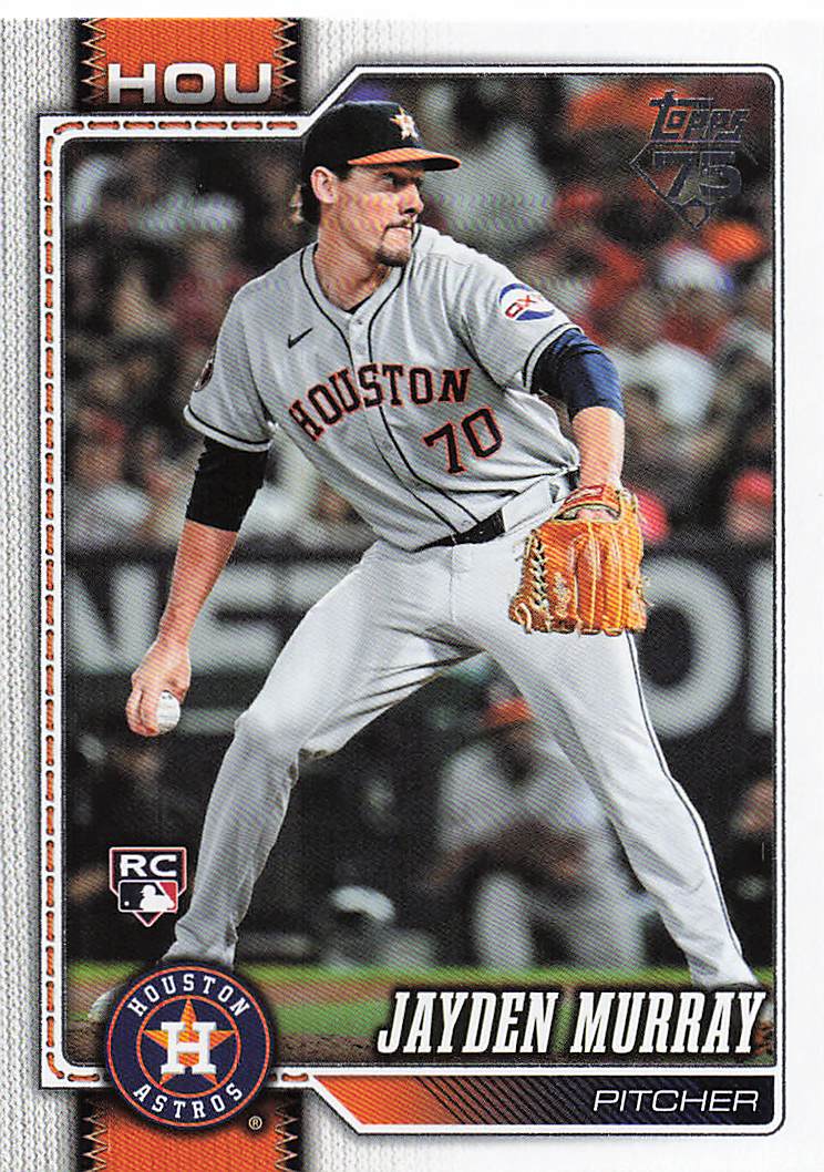 2026 Topps Baseball Jayden Murray #664 Rookie