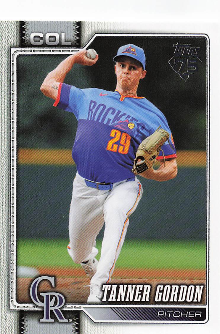 2026 Topps Baseball Tanner Gordon #444