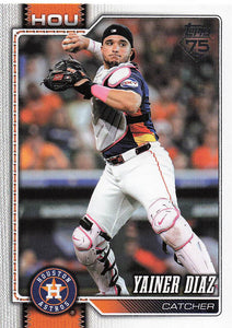 2026 Topps Baseball Yainer Diaz #672