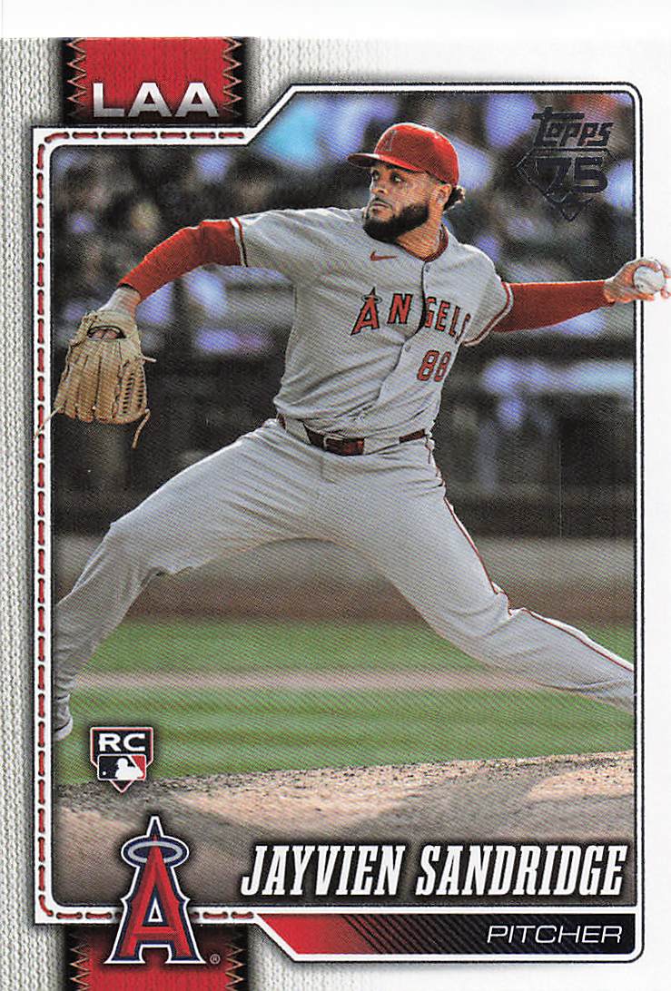 2026 Topps Baseball Jayvien Sandridge #511 Rookie