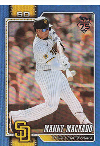 2026 Topps Baseball Blue Rainbow Foil 115/150 Manny Machado #614