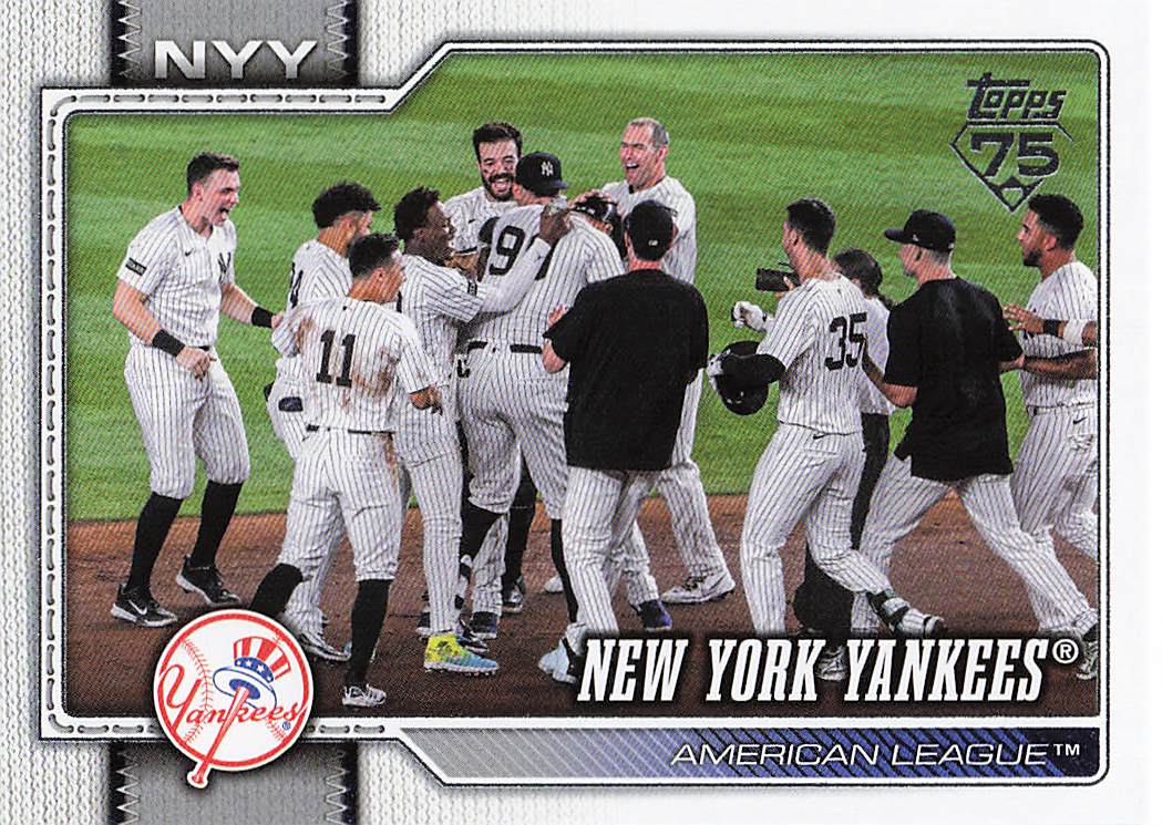 2026 Topps Baseball New York Yankees #628