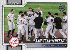 2026 Topps Baseball New York Yankees #628