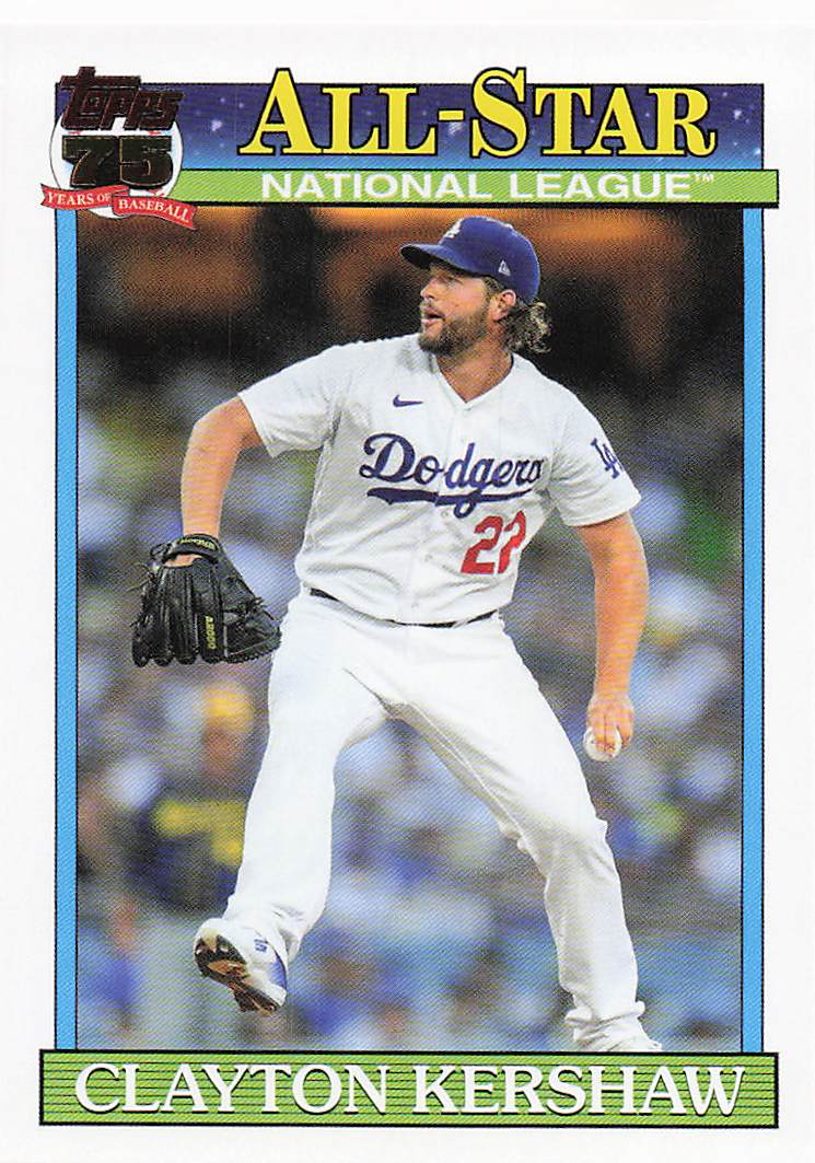 2026 Topps Baseball 1991 Topps Baseball Clayton Kershaw #91AS-30