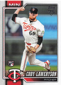 2026 Topps Baseball Cody Laweryson #608 Rookie