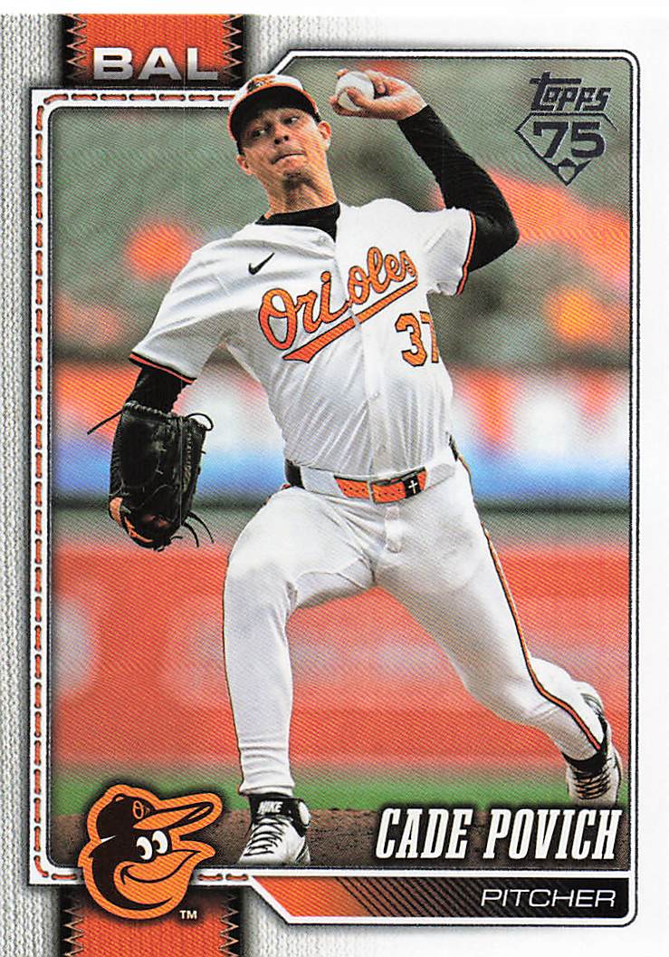 2026 Topps Baseball Cade Povich #555