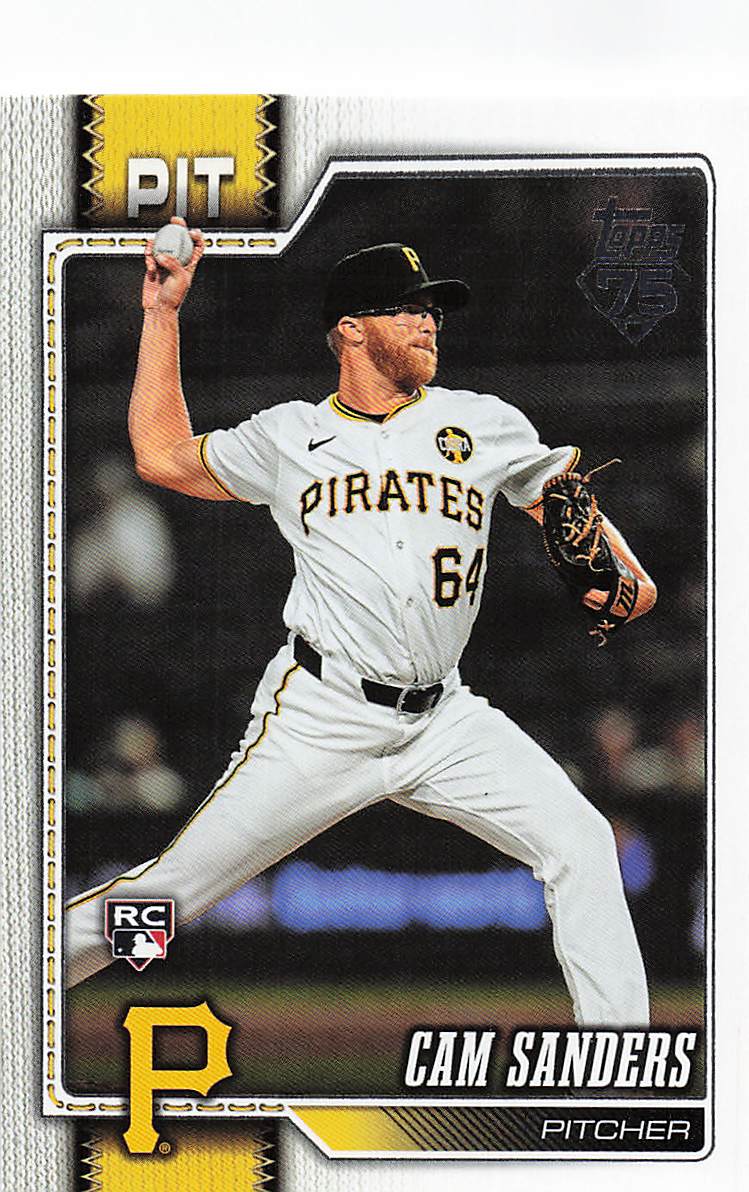 2026 Topps Baseball Cam Sanders #679 Rookie
