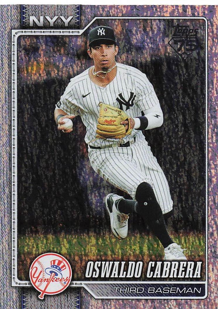 2026 Topps Baseball Holo Foil Oswaldo Cabrera #490