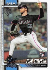 2026 Topps Baseball Josh Simpson #583 Rookie
