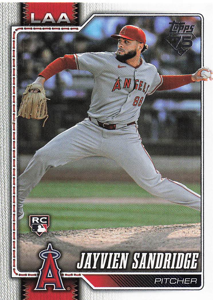 2026 Topps Baseball Jayvien Sandridge #511 Rookie