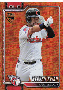 2026 Topps Baseball Holiday Steven Kwan #675