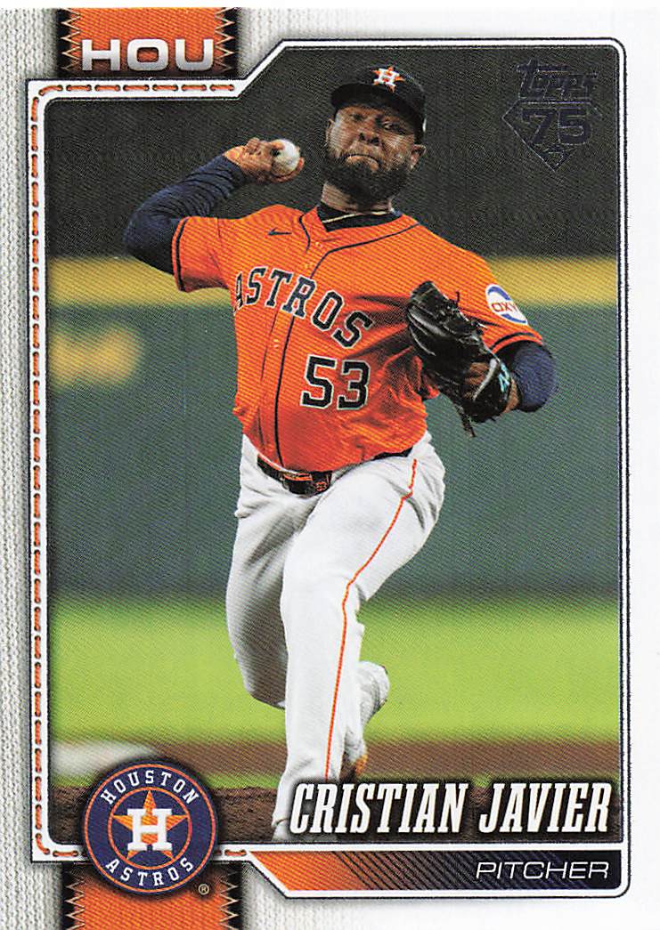 2026 Topps Baseball Cristian Javier #599