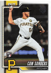 2026 Topps Baseball Cam Sanders #679 Rookie