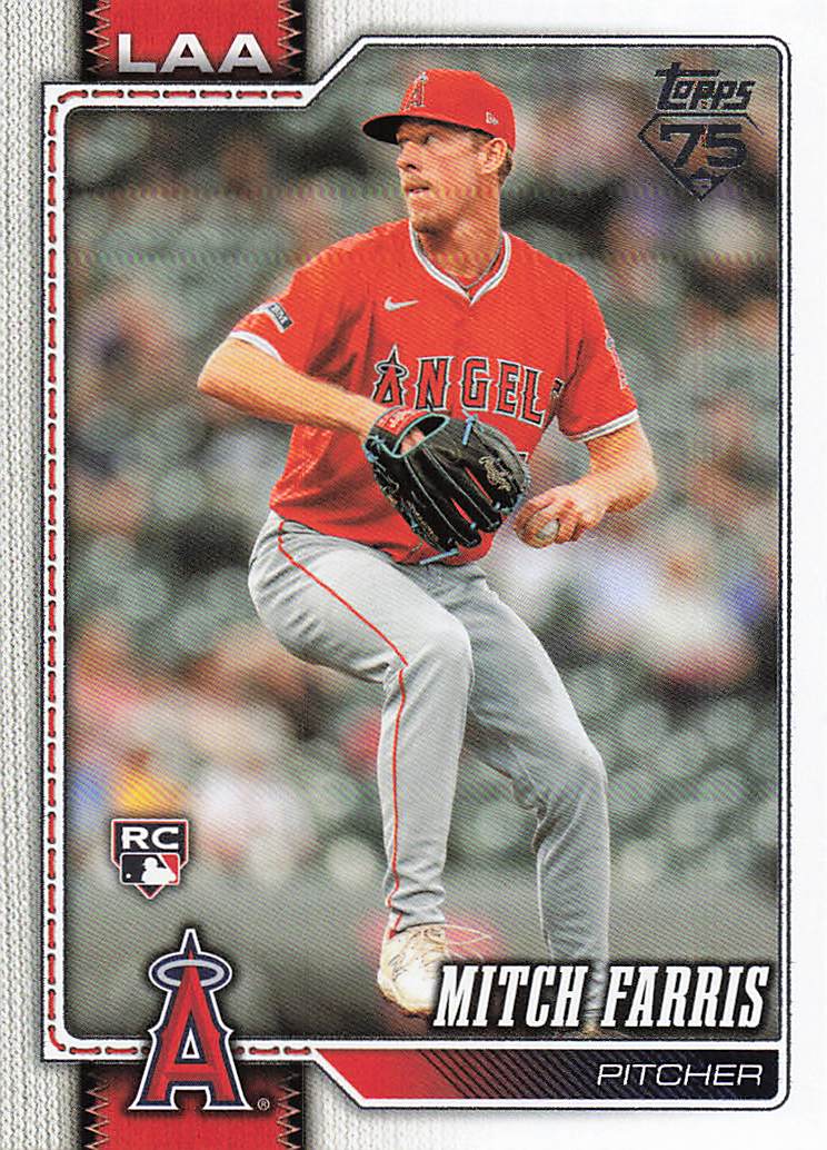 2026 Topps Baseball Mitch Farris #609 Rookie