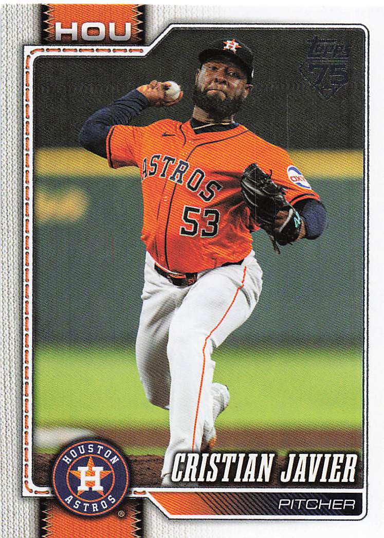 2026 Topps Baseball Cristian Javier #599
