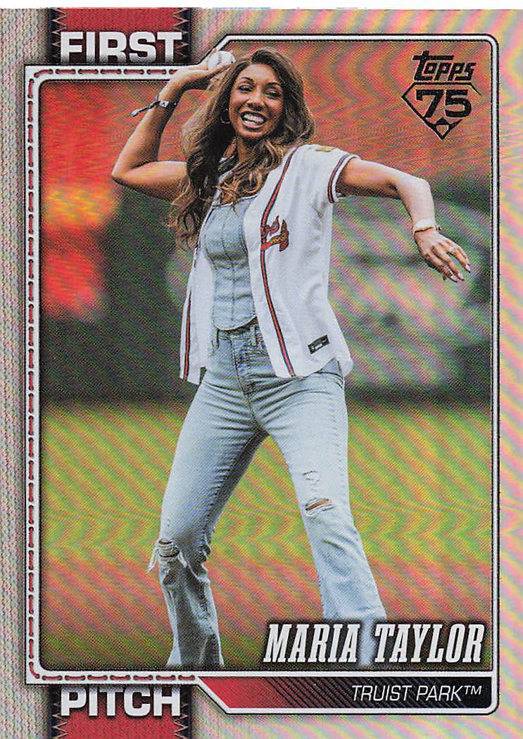 2026 Topps Baseball First Pitch Maria Taylor #FP-11
