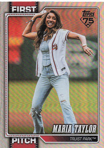 2026 Topps Baseball First Pitch Maria Taylor #FP-11