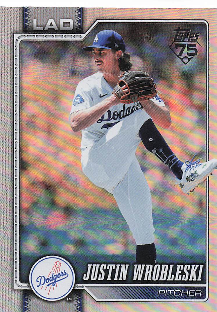 2026 Topps Baseball Rainbow Foil Justin Wrobleski #391