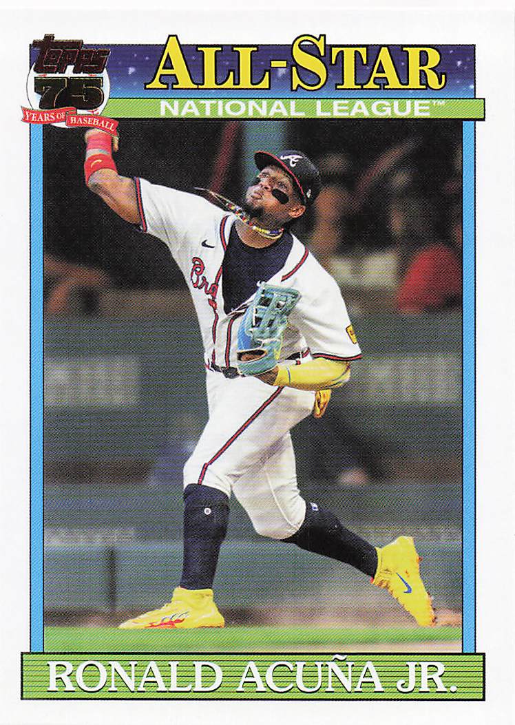 2026 Topps Baseball 1991 Topps Baseball Ronald Acuña Jr. #91AS-28