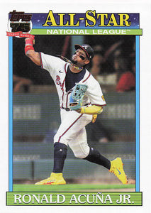2026 Topps Baseball 1991 Topps Baseball Ronald Acuña Jr. #91AS-28