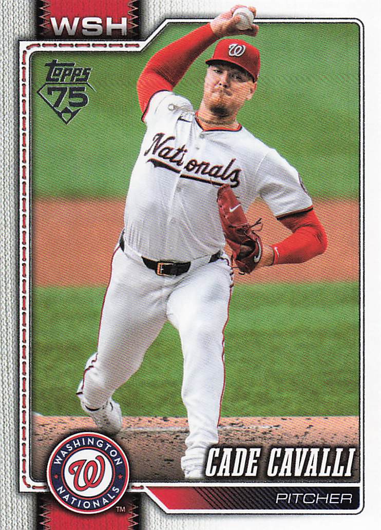 2026 Topps Baseball Cade Cavalli #418