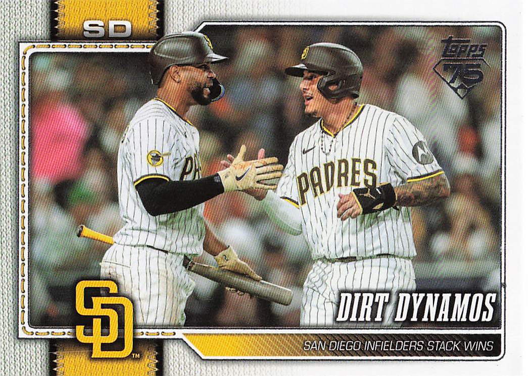 2026 Topps Baseball Dirt Dynamos (Manny Machado / Xander Bogaerts) #605