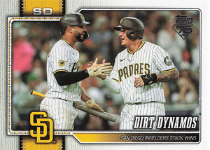 2026 Topps Baseball Dirt Dynamos (Manny Machado / Xander Bogaerts) #605