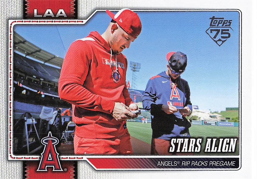 2026 Topps Baseball Stars Align (Mike Trout / Zach Neto) #517