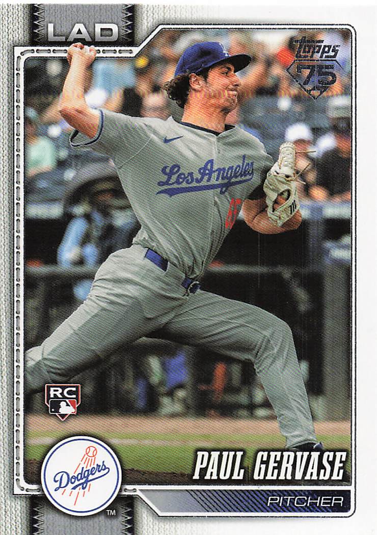 2026 Topps Baseball Paul Gervase #611 Rookie