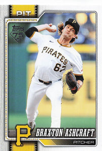 2026 Topps Baseball Braxton Ashcraft #589