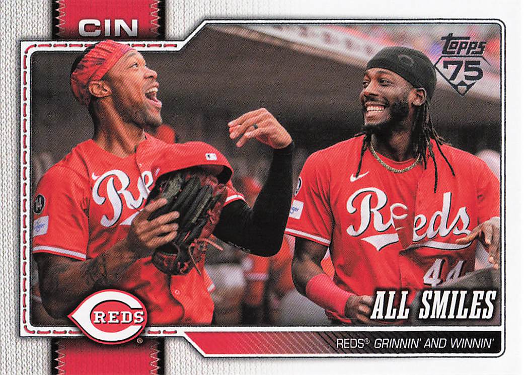 2026 Topps Baseball All Smiles (Elly De La Cruz / Will Benson) #553