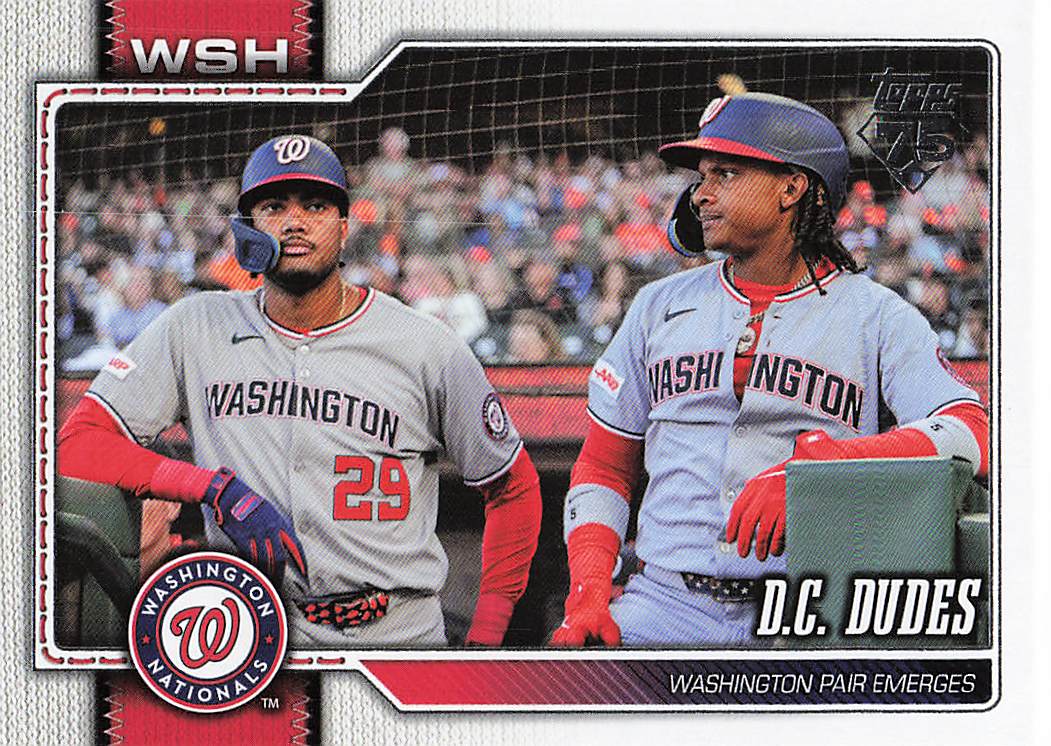 2026 Topps Baseball D.C. Dudes (CJ Abrams / James Wood) #499