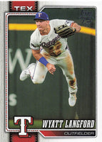 2026 Topps Baseball Wyatt Langford #383