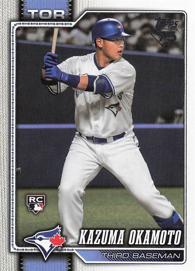 2026 Topps Baseball Kazuma Okamoto #443 Rookie