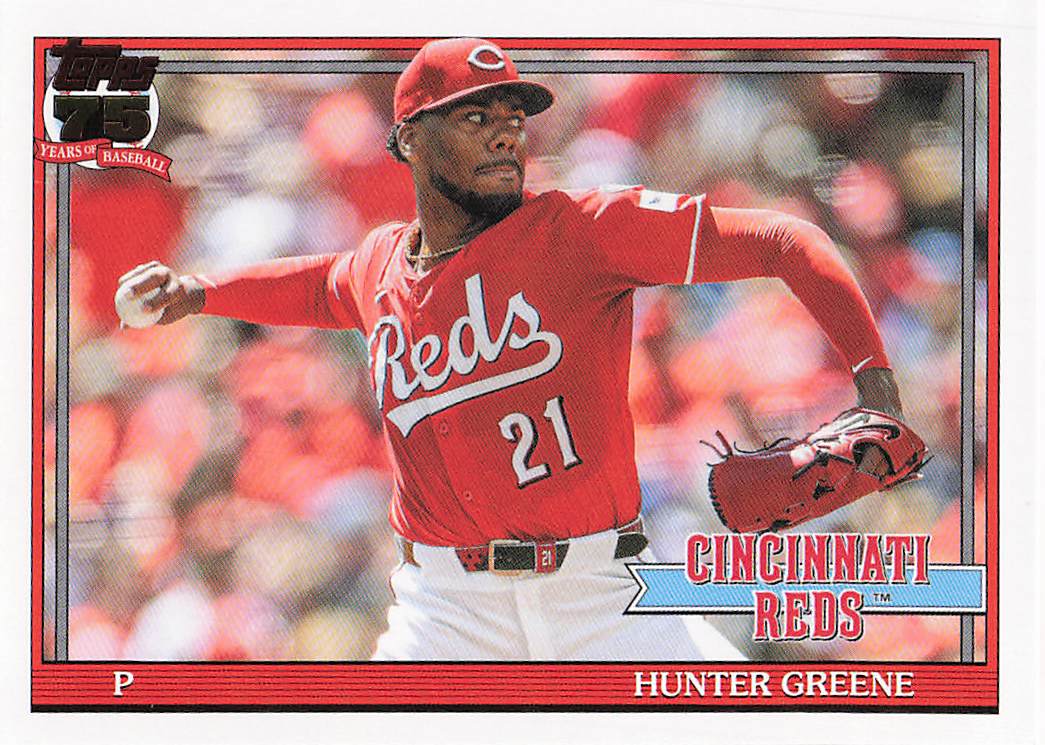 2026 Topps Baseball 1991 Topps Baseball Hunter Greene #91B2-47