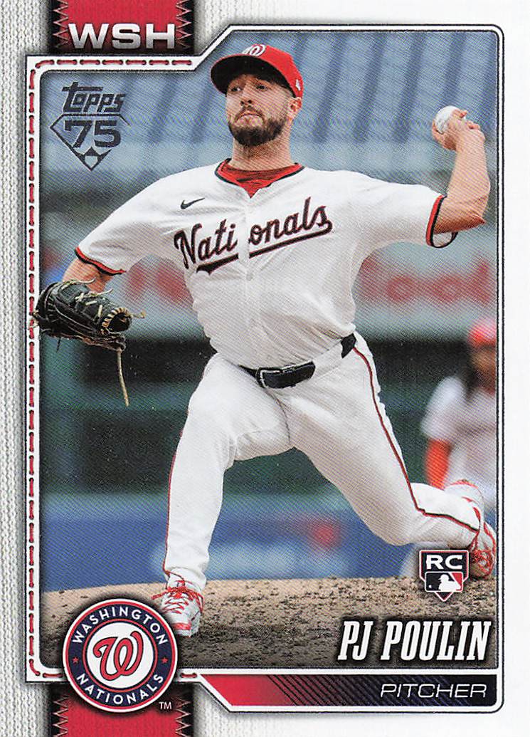 2026 Topps Baseball PJ Poulin #405 Rookie