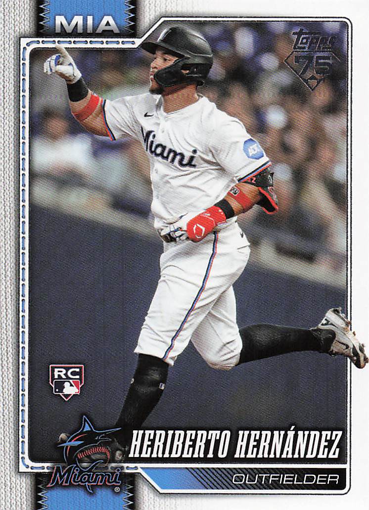 2026 Topps Baseball Heriberto Hernández #578 Rookie
