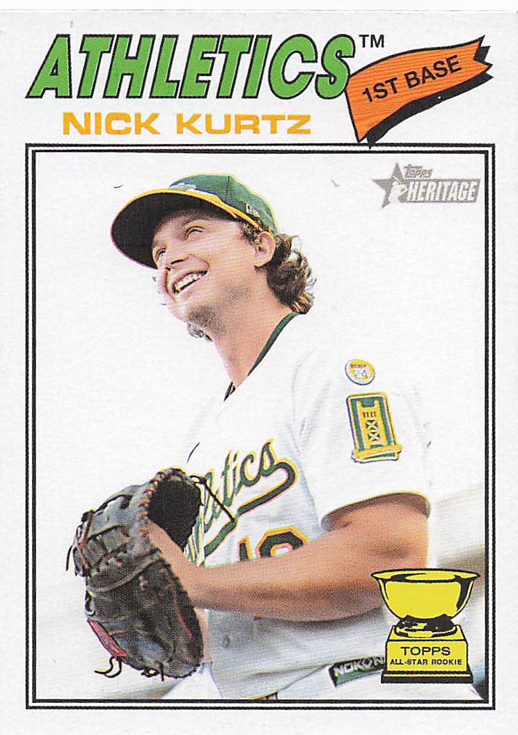 2026 Topps Heritage Baseball Nick Kurtz #275