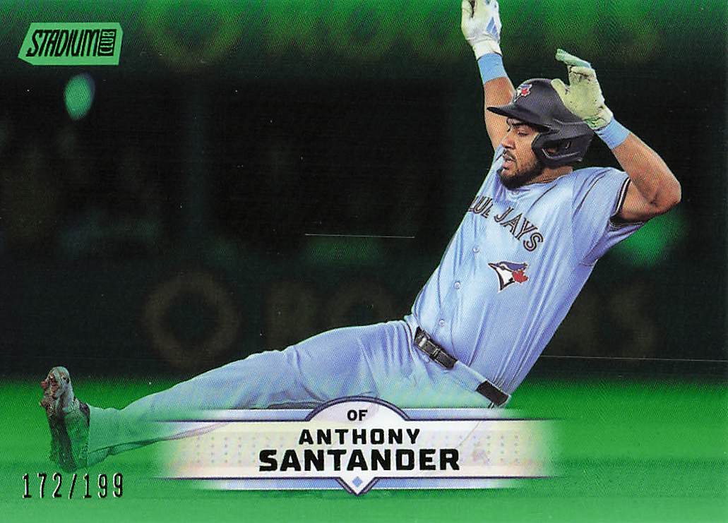 2025 Stadium Club Baseball Green Foil 172/199 Anthony Santander #143