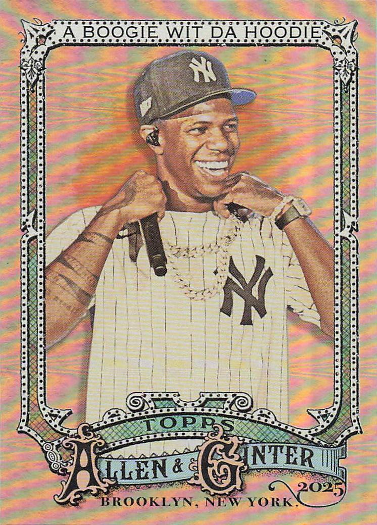 2025 Topps Allen & Ginter Baseball Silver Portrait a Boogie wit da Hoodie #270