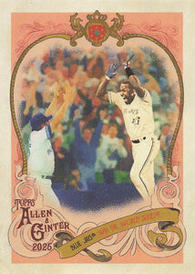 2025 Topps Allen & Ginter Baseball Sweet Victory Joe Carter #SV-23