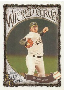 2025 Topps Allen & Ginter Baseball Wicked Curves Barry Zito #WC-5