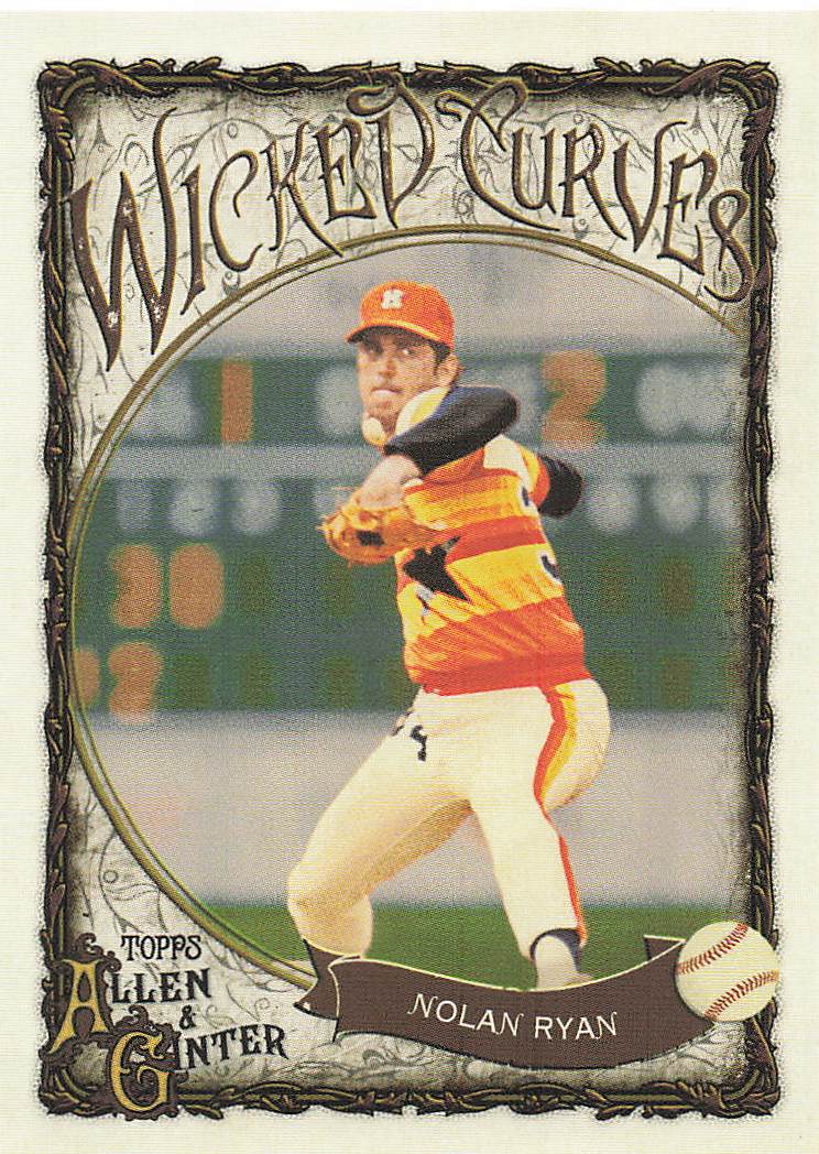 2025 Topps Allen & Ginter Baseball Wicked Curves Nolan Ryan #WC-3