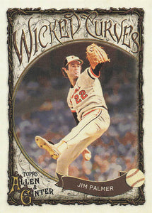 2025 Topps Allen & Ginter Baseball Wicked Curves Jim Palmer #WC-21