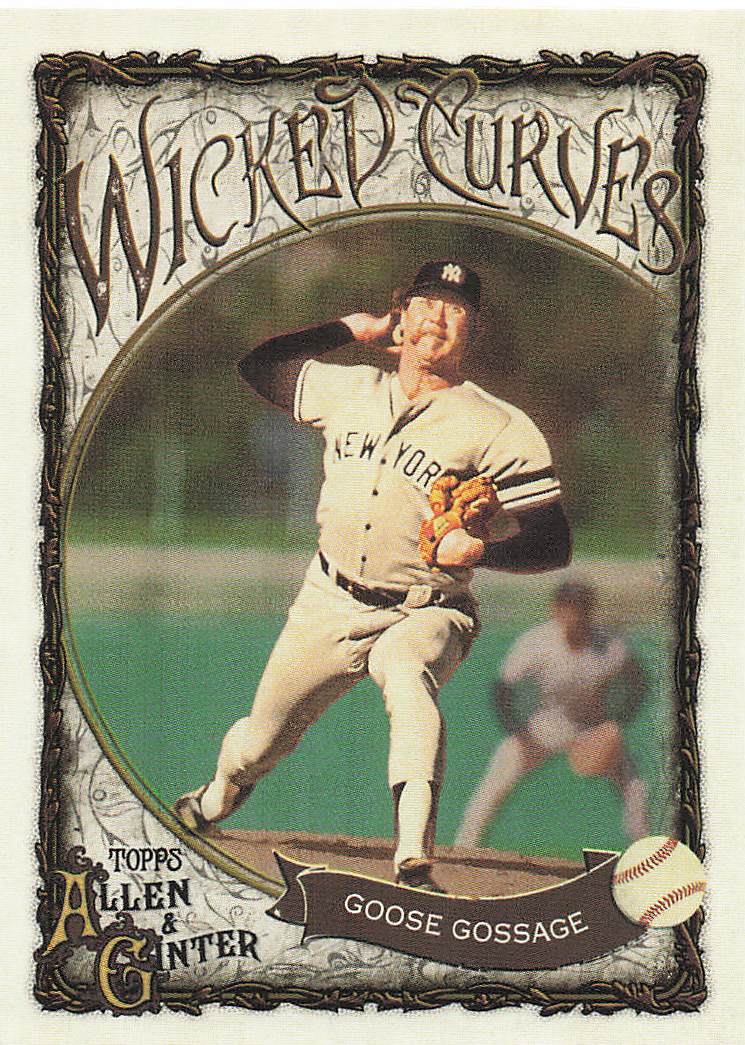 2025 Topps Allen & Ginter Baseball Wicked Curves Goose Gossage #WC-39